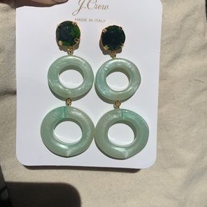 J.crew acrylic made in Italy earings